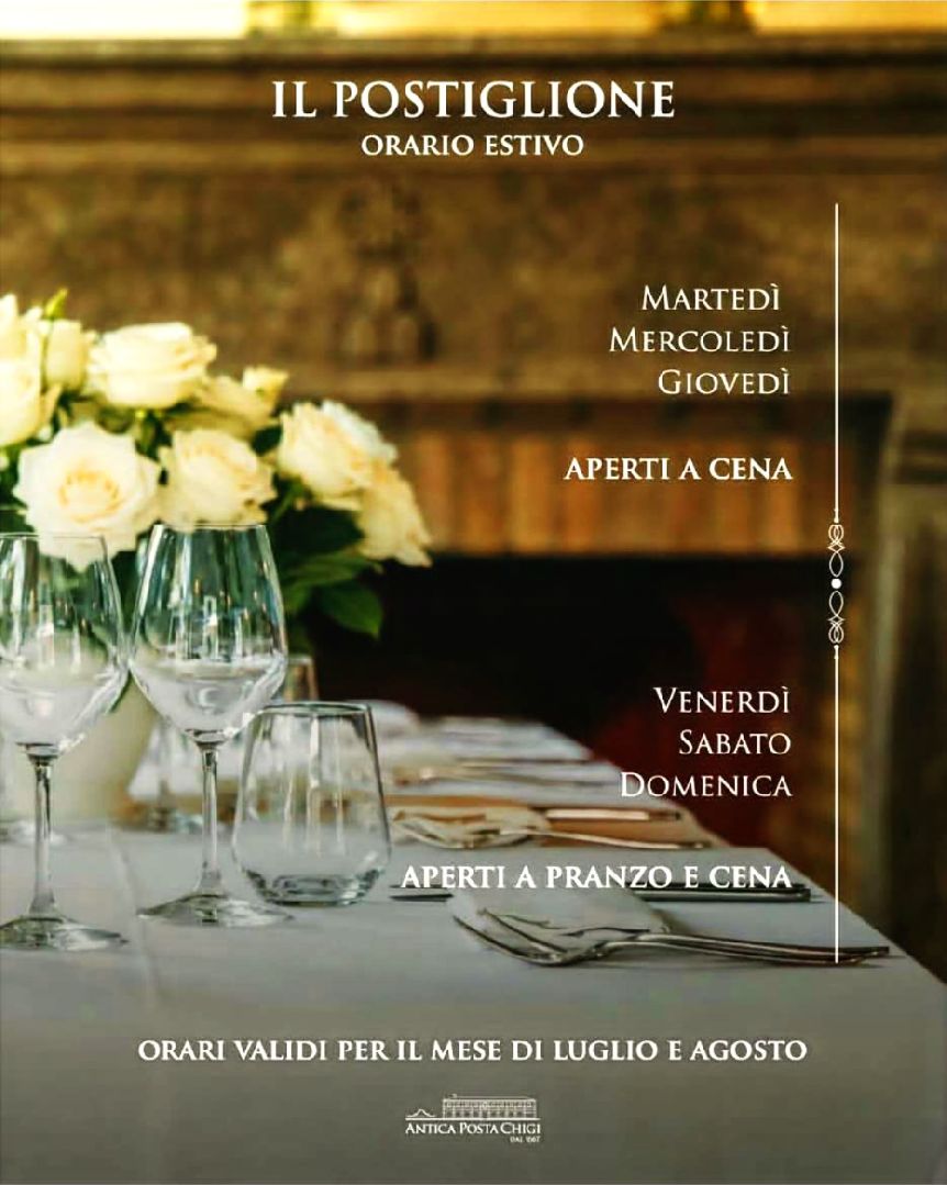 Orario Estivo Ristorante